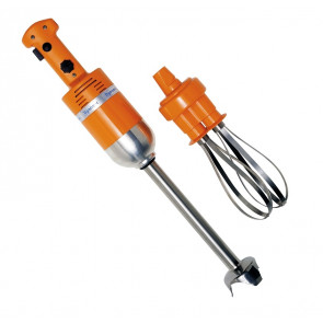 Combined immersion blender Dynamic Removable(motor+mixer+whisk) capacity from 5 to 10 litres with whisk- from 10 to 40 litres with mixer up to 75 seats Model SENIOR COMBI 300