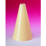 Polypropylene Nozzles for decoration, round hole Large  H 6 cm size 15 Diameter mm 17  Pack of 6 pieces Model 507-153