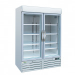 Ventilated refrigerated cabinet Snack Model Snack930BTG for Ice Cream and with glass door