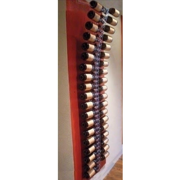 Neutral classic wine bottles display semi-curved design Bottles capacity 38 Transparent Model Plex ARC