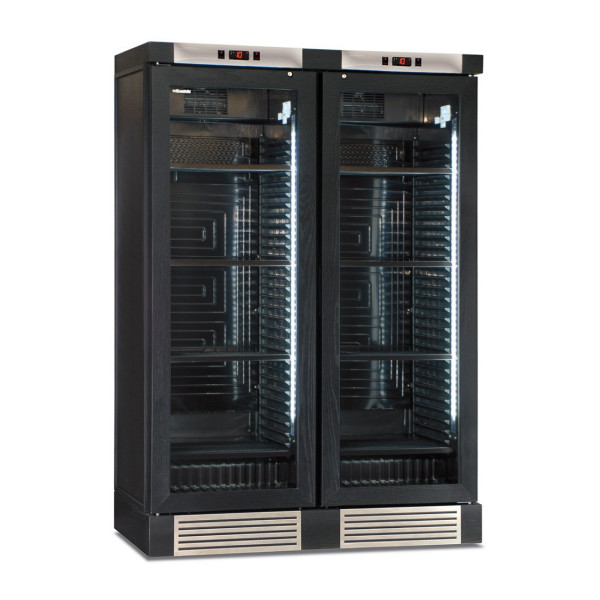 Wine cooler KLI 2 doors with on/off fan Model CLW820LBLACK