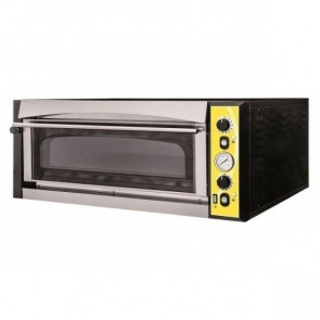 Electric mechanical pizza oven PF 1 cooking chamber Glass door N. Pizzas 6 (Ø cm 35) Model ENDOR 6 GLASS