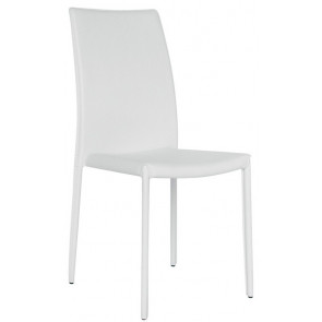 Stackable indoor chair TESR Metal frame Synthetic leather covering Model 824-RF97