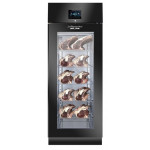 Seasoning meat cabinet Everlasting in black plastic coated steel Meat capacity 150 Kg Cheese/cold cuts capacity 100 Kg Model AC8308
