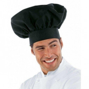 Chef hat IC 65% Polyester 35% Black Model 075001