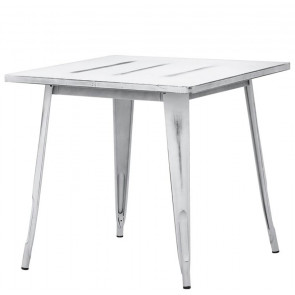 Indoor table TESR Powder coated metal frame, antique look. Model 1575-36WA