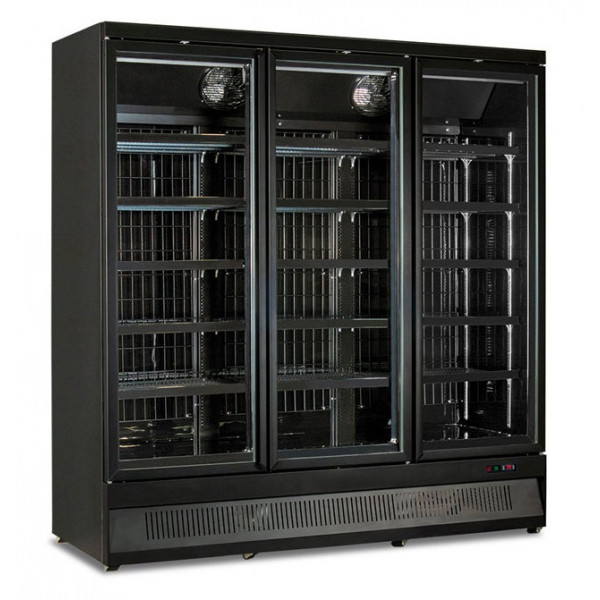 Refrigerated multideck Kli Model MR188TN3 BLACK 3 doors positive temperature