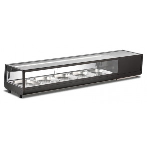 Refrigerated countertop sushi display Model SUSHI180