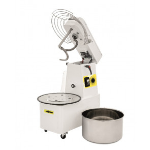 Spiral mixer with lifting head and extractable bowl PF Model ASTRA 50 Monophase Dough weight Kg. 42 Motor power Kw 1,5