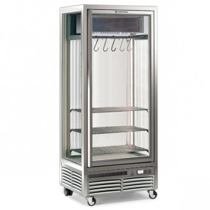 Refrigerated meat dry-ager cabinet Model MEAT 552DA Stainless steel grids