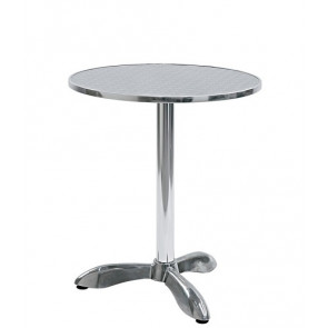 Outdoor table TESR Aluminum frame, stainless steel top Model 089-mta002