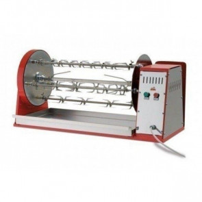 Wood-fueled planetary rotisserie PL Model P.30 Spits 6 Capacity 30 Chickens