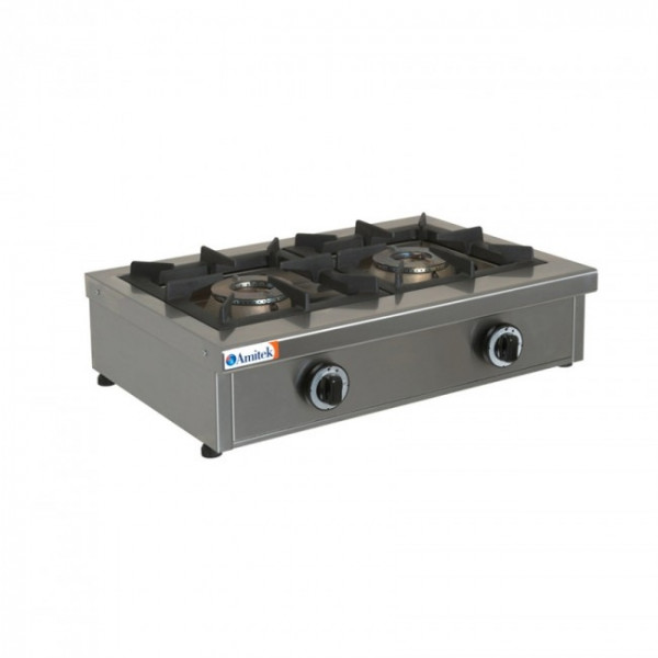 Gas cooker in stainless steel Model FG650 Two burners