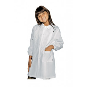 Pollicino Pinafore 65% Polyester  35% Cotton WHITE available in different sizes Model 000200
