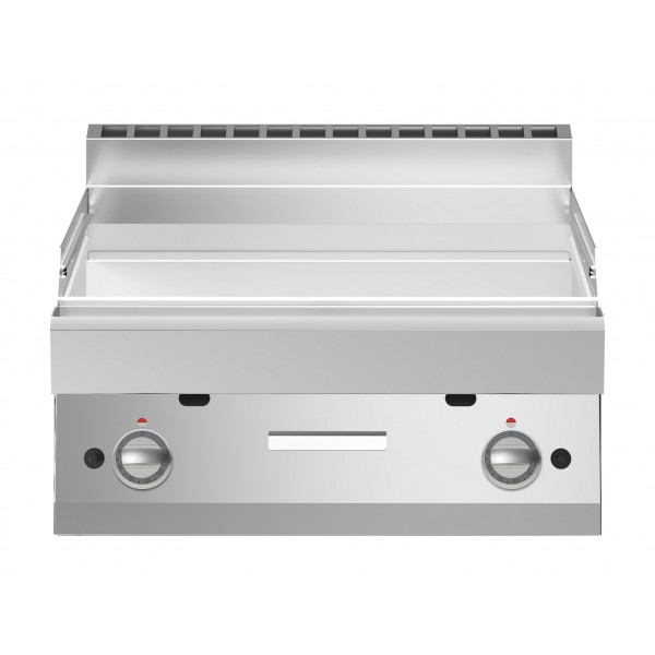 Gas fry top Chromed smooth plate MDLR Model F7070FTGCLT