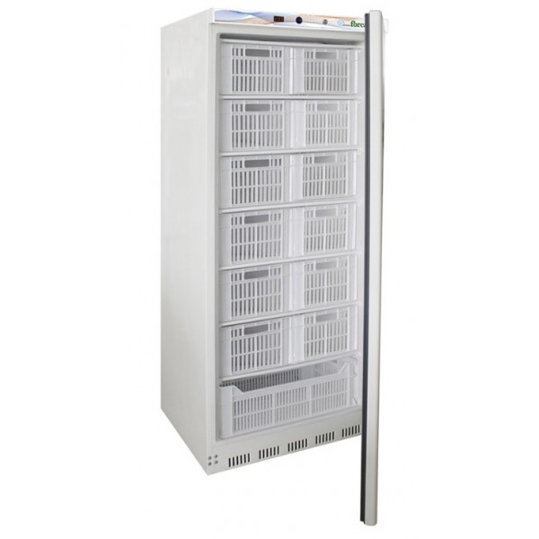 Static refrigerated cabinet Eco Model G-EF600CAS in painted metal and ABS