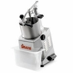Electric vegetale/Mozzarella cutter Model TM TG Discs Excluded r.p.m. disc 300 Feed hopper dimensions mm h.150 x ø192