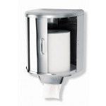Paper dispenser in industrial roll MDC Stainless Steel Polished vandal-proof suitable for common bathrooms Capacity: about 600 wipes Model DT0303C