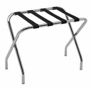 Chromed Steel Case Holder STK, Only packs of two Diameter 25mm, PVC straps Model RV chrome