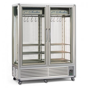 Refrigerated meat display Model MEAT 1152 Stainless steel grids