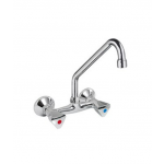 Two holes wall mounted tap - swinging "C" spout L25cm MNL Model R0102010209