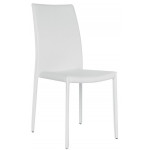 Stackable indoor chair TESR Metal frame Synthetic leather covering Model 824-RF97