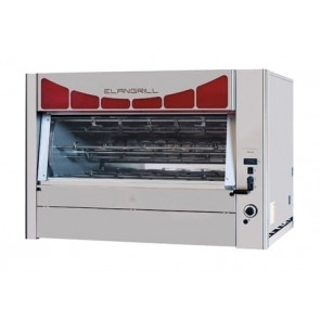 Gas planetary rotisserie ENG Model DELTA126P Capacity N. 126 Chickens N. 12 + 6 spits cm 111,5