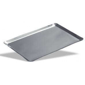 Stainless steel tray for pastries , thickness mm 0.7 Size cm. L 60 x P 20 x 1 h Model 647-060