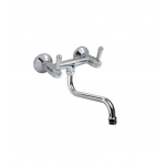 Two holes wall mounted tap - swinging "S" spout L22cm MNL Model R0102010221