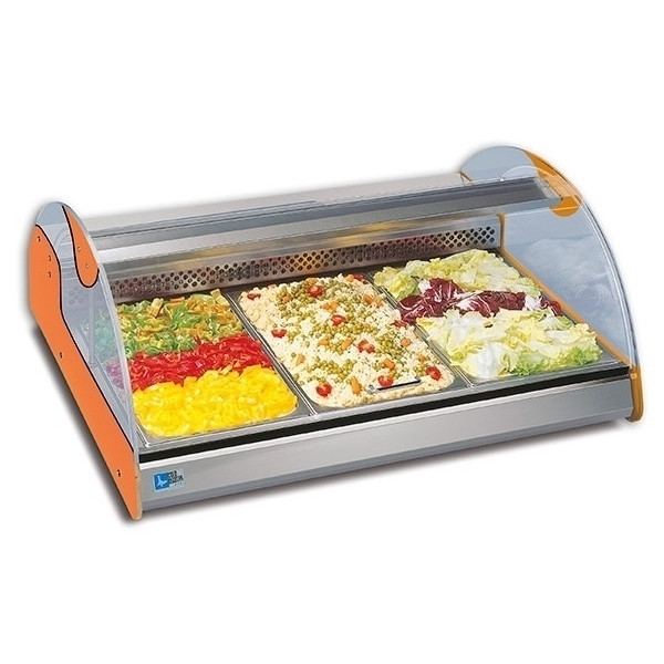 Refrigerated countertop display Model PLANET3GN1/1 Containers GN1/3 E GN/1/1