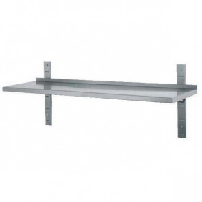 Shelves with racks and brackets Stainless steel top Raised edge Model SM0003