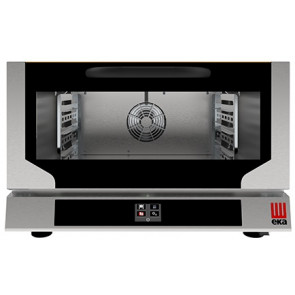 Electric digital convection oven with direct steam Model EKF311NTUD Capacity n.3 trays/grids GN 1/1 cm 53 x 32,5 Power Kw 3,7 Drop down door