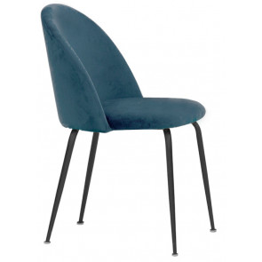 Indoor chair TESR Powder coated metal frame, velvet covering. Model 1761-JB1