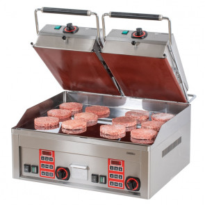Electric frytop with lid CLN double Model CGRCDB