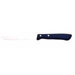 Pizza Knife. Tempered AISI 420 stainless steel blade with conical sharpening, satin finish. Handle in rubberized non-toxic material, anti-slip and dishwasher safe. Blade length Cm 11 Model CL1239