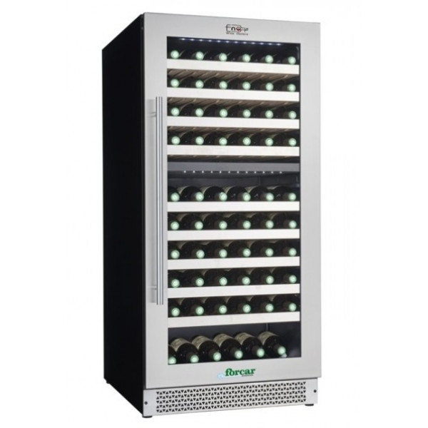 Ventilated wine cooler Model VI120D for 65 bottles