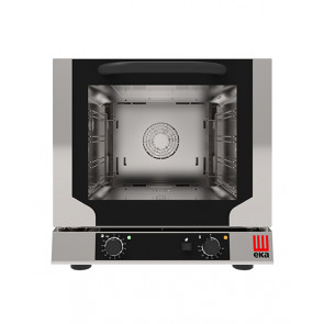 Electric ventilated convection oven with humidification Model EF423NUP Capacity N° 4 trays (429x345 mm) Power Kw 2,8 Drop down door