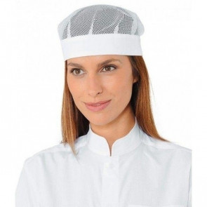 Bob hat with net IC 65% Polyester 35% cotton White Model 078310