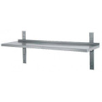 Shelves with racks and brackets Stainless steel top Raised edge Model SM0004