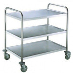 Stainless steel service trolley Model RPC-M3 Three shelves