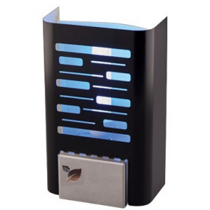 Decorative flying insect killer with glue board BLACK STAINLESS STEEL 20 W MDL Model IGLU 903121