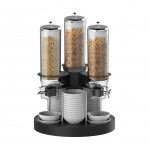 Rotating cereal dispenser CLN 3 canisters Model CDCR3