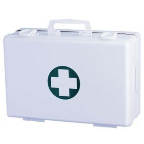 Large white first aid suitcase MDL polypropylene Model VALIGIA 709012
