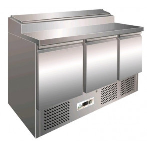 Static refrigerated Saladette Model G-PS300 three doors