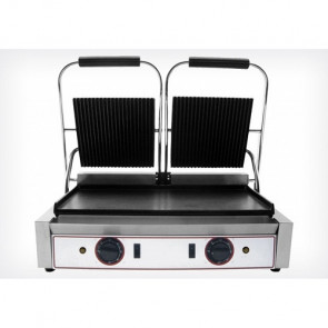 Panini grill Model RL2 cast iron Lower surface Smooth and upper surface Striped