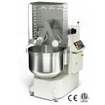 Double-arm mixer ITLM Dough capacity 55 Kg Manual electromechanical panel Model iTWIN55MAN