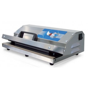 Manual Bar vacuum sealer machine ITC , sealing bar mm. 450 with steel structure and vacuum pump: 40 L/min. Model PREMIUM 450 AUTOMATIC
