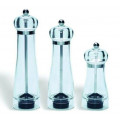 Acrylic pepper mill Height cm. 15,5 Transparent Model 420-001