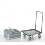 Dishwasher trays trolley SR Stainless Steel With Stainless Steel Handle Model TROL DW