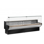 Neutral food counter ideal for bakery Zoin model Patagonia PT250NNNG Straight glass tipped down Neutral version without group and without evaporator